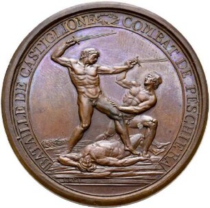 Medaille auf die Schlacht von Castiglione und das Gefecht bei Peschiera 1796