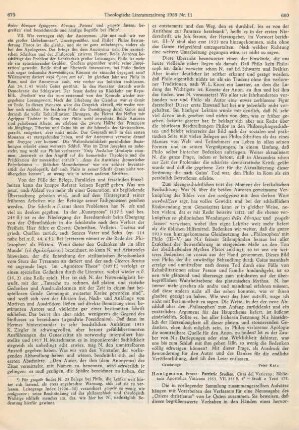680-682 [Rezension] Honigmann, Ernst, Patristic studies