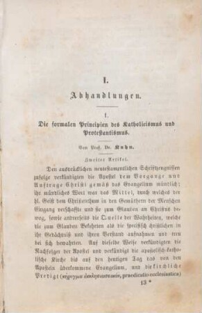 185-251 Die formalen Principien des Katholicismus und Protestantismus : zweiter Artikel