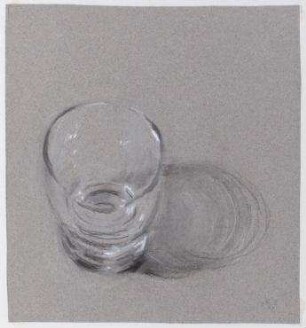 Glas, von oben gesehen, und Schatten II