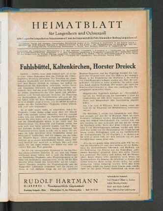 Fuhlsbüttel, Kaltenkirchen, Horster Dreieck