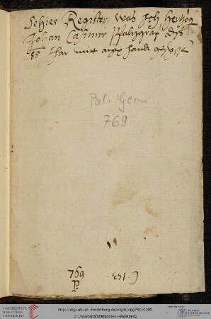 Abschussliste, 1585