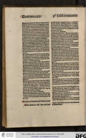Dominica decimaquinta psot festum trinitatis.