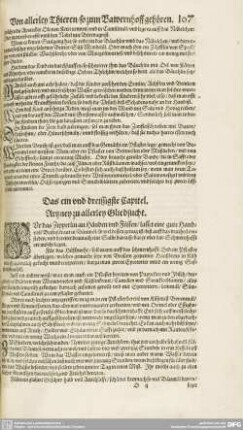 Das ein vnd dreissigste Capitel. Das zwey vnd dreissigste Capitel.