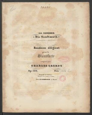 La Douceur : Rondeau élégant pour le Pianoforte