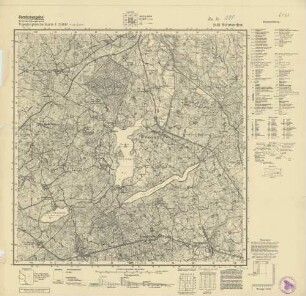 2481 (alte Nr.: 1085) Schwenten, Topographische Karte 1:25000 (4cm - Karte)