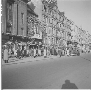 Berlin. Kurfürstendamm, Straßenansicht