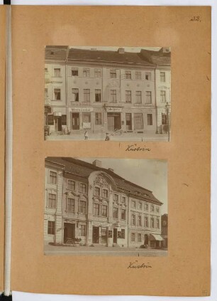 Wohn- und Geschäftshaus, Küstrin: Ansichten (aus: Skizzen- und Fotoalbum 29)