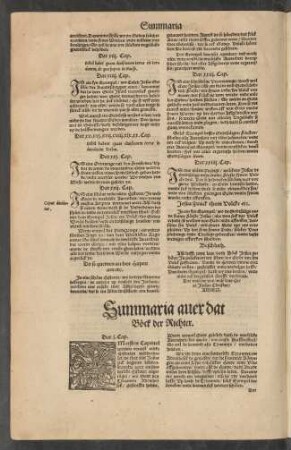 Summaria aver dat Böck der Richter.