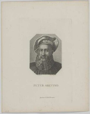Bildnis des Peter Aretino