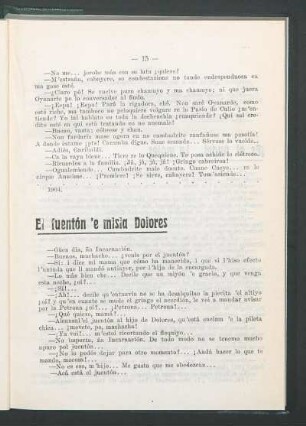 El fuentón 'e misia Dolores