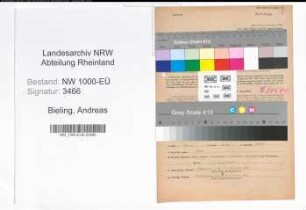 Entnazifizierung Andreas Bieling, geb. 10.06.1900 (Verwaltungsinspektor)
