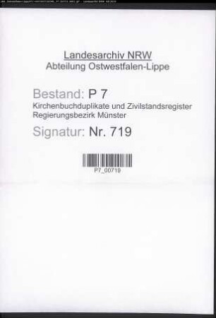 Zivilstandsregister der Munizipalität Ladbergen (Geburten 1811). (Gemeinde: Ladbergen, Kreis Tecklenburg)