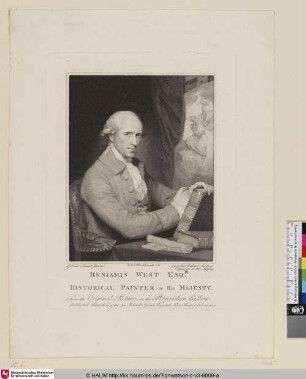 Benjamin West Esqr. Historical Painter to His Majesty