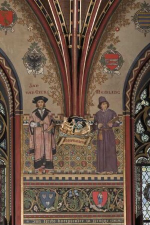 Die Maler Jan van Eyck und Hans Memling