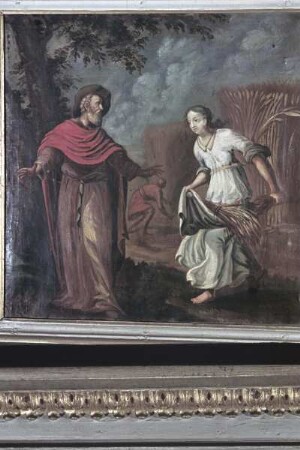 Typologische Darstellung von Szenen des Alten Testaments — Boas und Ruth