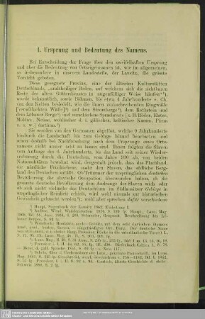 I. Ursprung und Bedeutung des Namens