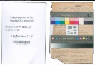 Entnazifizierung Emil Jungfermann , geb. 20.02.1896 (Lehrer)
