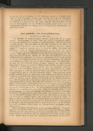 Zur Geschichte von Französisch-Kongo.