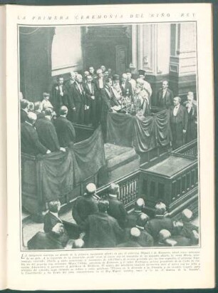La primera ceremonia del Niño Rey