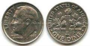 USA, 10 Cent ( Dime)