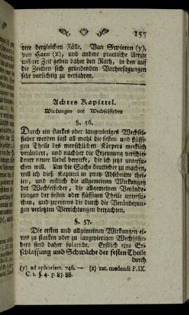Achtes Kapittel. Wirkungen der Wechselfieber.