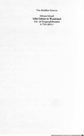 Gilles Deleuze im Kino : das Sichtbare und das Sagbare