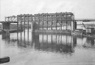 Bau der alten Wehranlage Dörverden/Weser (1909 - 1912)