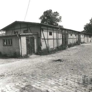 Colditz, Bahnhofstraße 39. Bahnhof (1870/1880). Geräteschuppen II