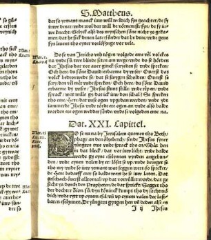 Dat. XXI. Capittel. [bis Dat. XXVIII. Capittel.]