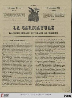Numéro 213 (4 Décembre 1834)