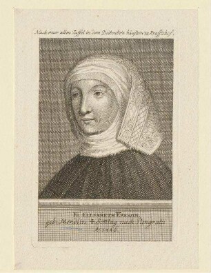 Elisabeth Kress, geb. Mendel; gest. 1446