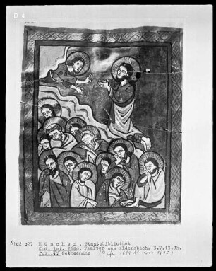 Psalter aus Aldersbach — Ölberg, Folio 8verso