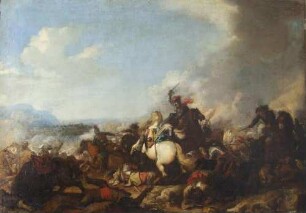 Reitergefecht auf kahler Höhe