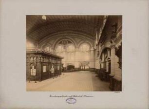 Hauptbahnhof, Bremen: Innenansicht des Empfangsgebäudes