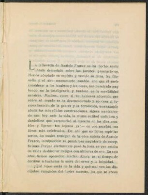 [Anatole France]