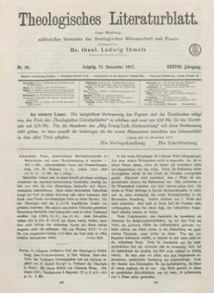 449-452 [Rezension] Weiss, Johannes, Das Urchristentum