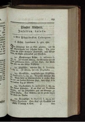 Fünfter Abschnitt Insekten. Insecta