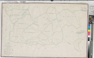 Olfen (Olfen), Teilung der Eversumer Heide, Flurkartenkopie Ahsen Flur 4 Mersch