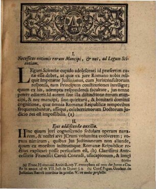 Dissertatio Historico-Jvridica Qva Perpetvvm Vsvcapionis Effectvm, Dominivm Jvris Qviritarii Jvre Vvlgo Constitvi Evincitvr. Sev Vindicatio Qviritarii Dominii In Rebvs Nec Mancipi, Vsvcapione Qvæsitis: Adversvs Censvram ... Francisci Caroli Conradi In Sva Historia Usvcapionvm ...