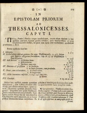 In Epistolam Priorem Ad Thessalonicenses