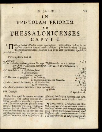 In Epistolam Priorem Ad Thessalonicenses