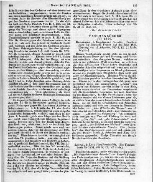 Vergissmeinnicht. Ein Taschenbuch für 1836. Leipzig: Leo [1836]
