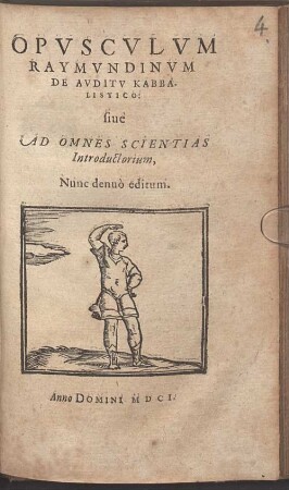 Opusculum Raimundinum de auditu Kabbalistico
