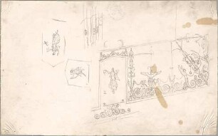 Seeberger, Gustav; Architekturdetails, Ornamentzeichnungen - Dekoration (Details)