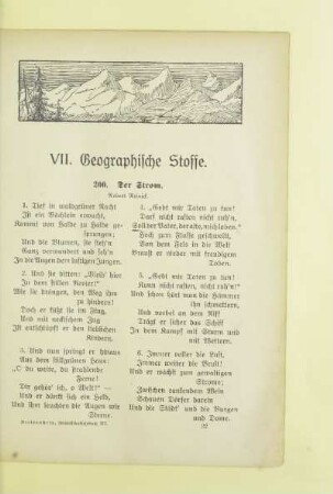 VII. Geographische Stoffe