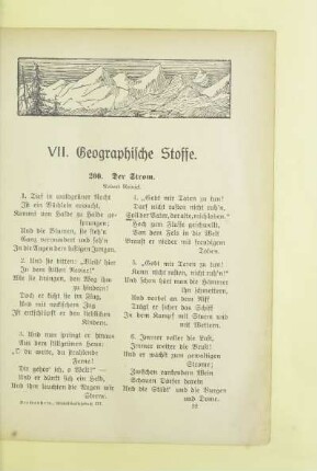 VII. Geographische Stoffe