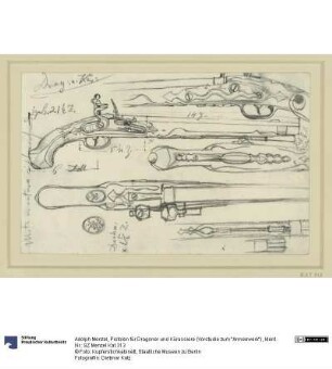 Pistolen für Dragoner und Kürassiere (Vorstudie zum "Armeewerk")