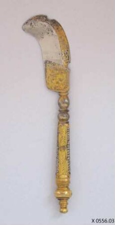 Gartenbesteck 10-teilig / Gekröpftes Messer