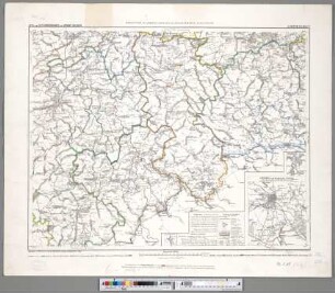 Section Chemnitz [Orts- und Entfernungskarte des Königr. Sachsen]